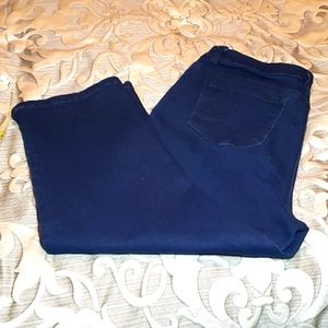 One republic stretch capri jeans dark wash